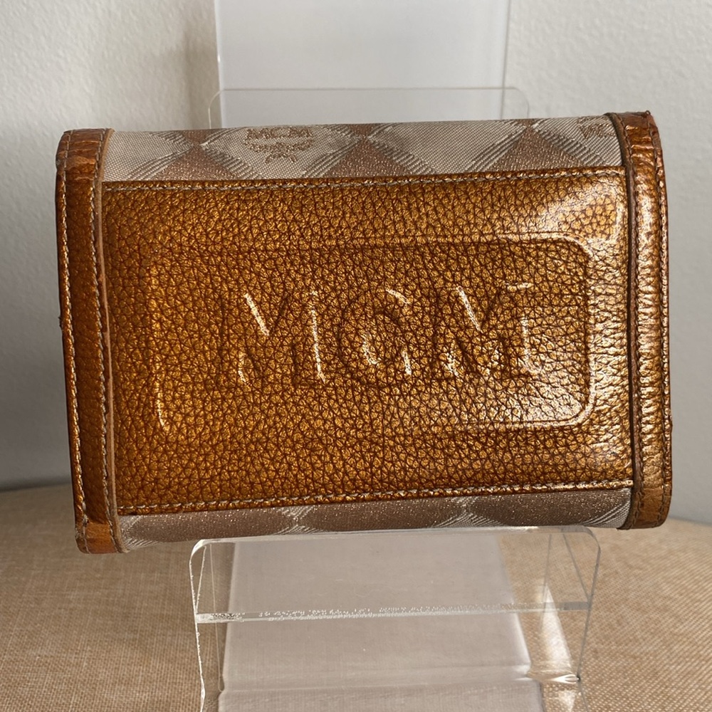 Authentic Mcm Tri-Fold Wallet - image 2